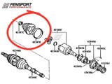 CV Boot Kit - Inner - 6 Speed - MR-S