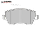 Brake Pads - Front - PBS ProTrack - Swift Sport ZC31S