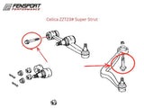 Suspension Arm - Front - Bolt - Genuine - Celica ZZT231 S/S, Celica ZZT23#, Corolla T Sport, Yaris T sport