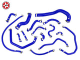 Radiator Coolant & Breather Silicone Hose Kit - Stoney Racing - Supra JZA80 NA - Blue