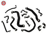 Radiator Coolant Silicone Hose Kit - Stoney Racing - Celica ST205 - Black