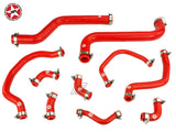 Radiator Silicone Hose Kit - Stoney Racing - Toyota Celica GT 2.0 ST202 - Red