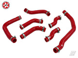 Radiator Main Coolant Silicone Hose Kit - Stoney Racing - MR2 MK2 Rev 1, 2, 3 & Turbo - Red