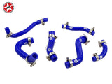 Front Trunk Heater & Brake Booster Silicone Hose Kit - Stoney Racing - MR2 MK2 Rev 1, 2 & 3 Turbo - Blue