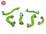 Front Trunk Heater & Brake Booster Silicone Hose Kit - Stoney Racing - MR2 MK2 Rev 1, 2 & 3 Turbo - Green