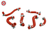 Front Trunk Heater & Brake Booster Silicone Hose Kit - Stoney Racing - MR2 MK2 Rev 1, 2 & 3 Turbo - Red