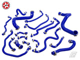 Radiator Coolant & Breather Silicone Hose Kit - Stoney Racing - Celica T Sport 2ZZ-GE - Blue