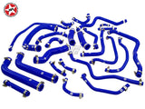 Radiator Coolant & Breather - Silicone Hose Set - Stoney Racing - MR-S ZZW30 - Blue
